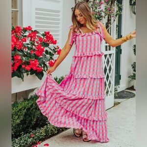 NWT Buddy Love Tiered Maxi Dress